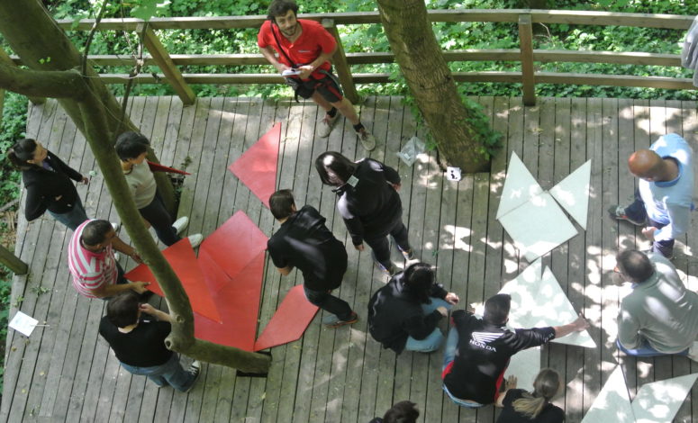 Team building accrobranche Lyon