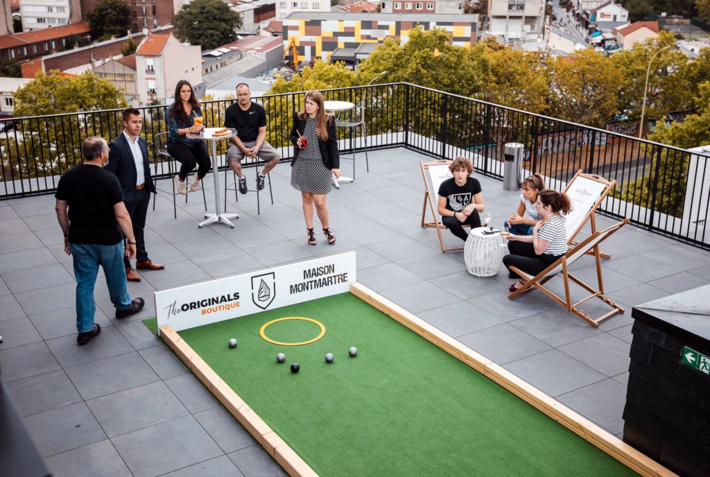 Terrain de pétanque pour séminaire à Paris