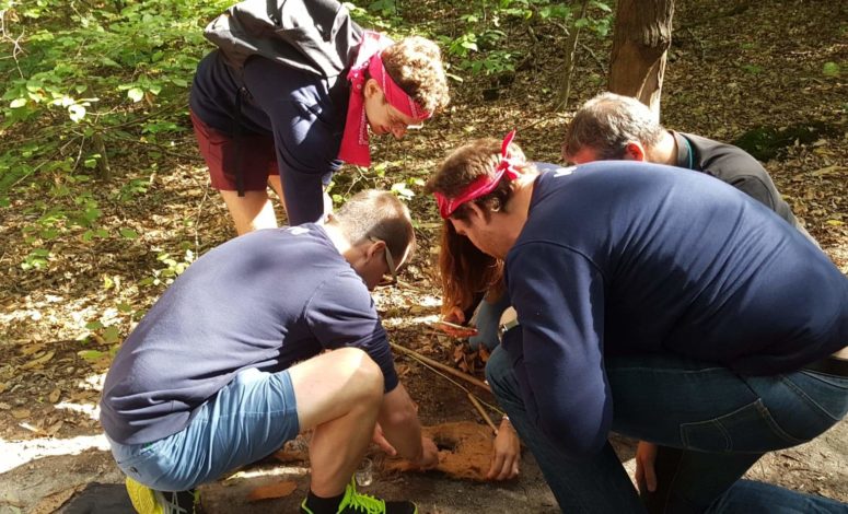 Team building outdoor sportif