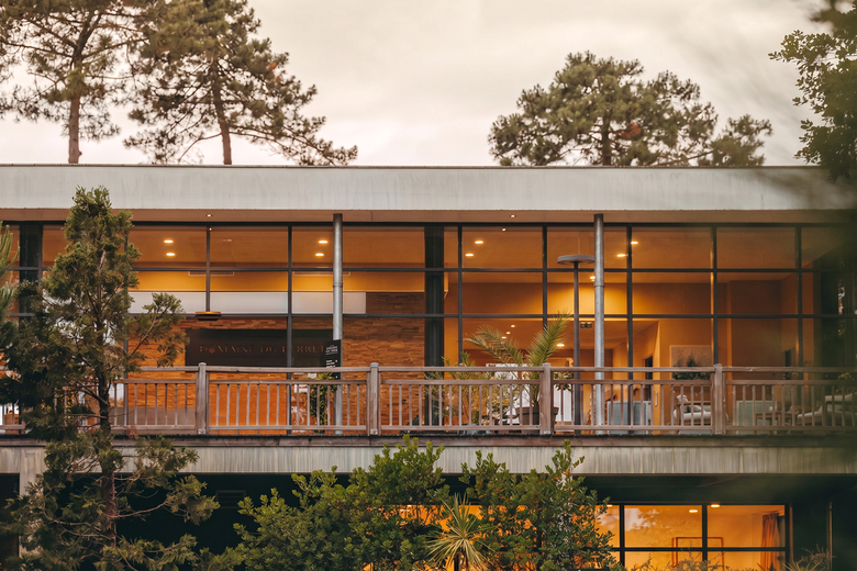Allées du domaine éco-lodge, séminaire bassin d'Arcachon