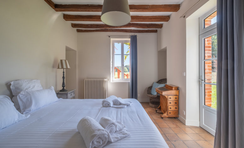 Séminaire dans un gîte de charme Tours - Jolie chambre