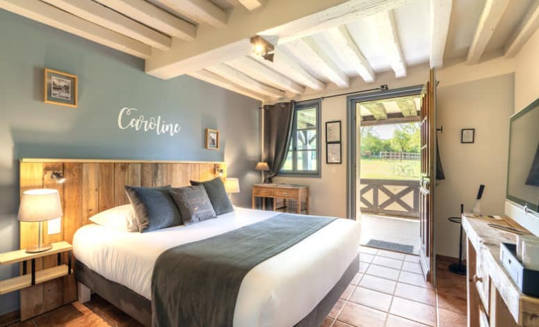 Chambre confortable pour vos équipes dans ce domaine typique de la normandie