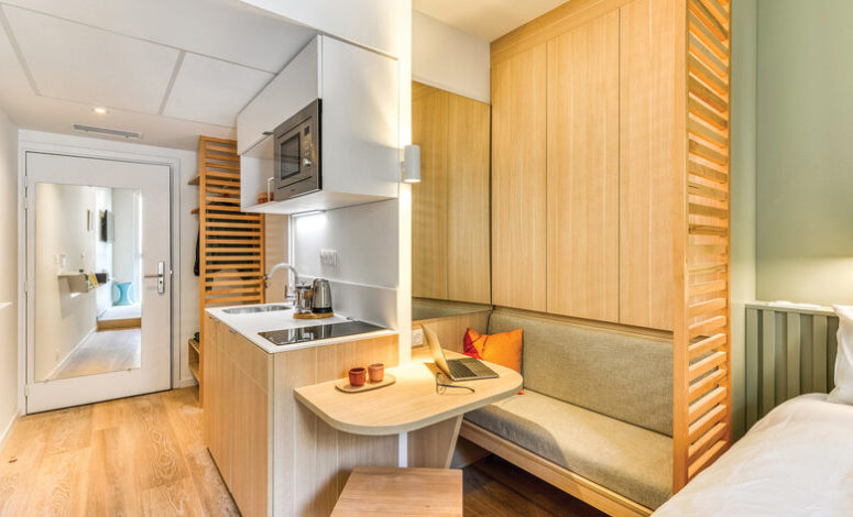 Studio avec kitchenette pour séminaire à Montpellier résidentiel