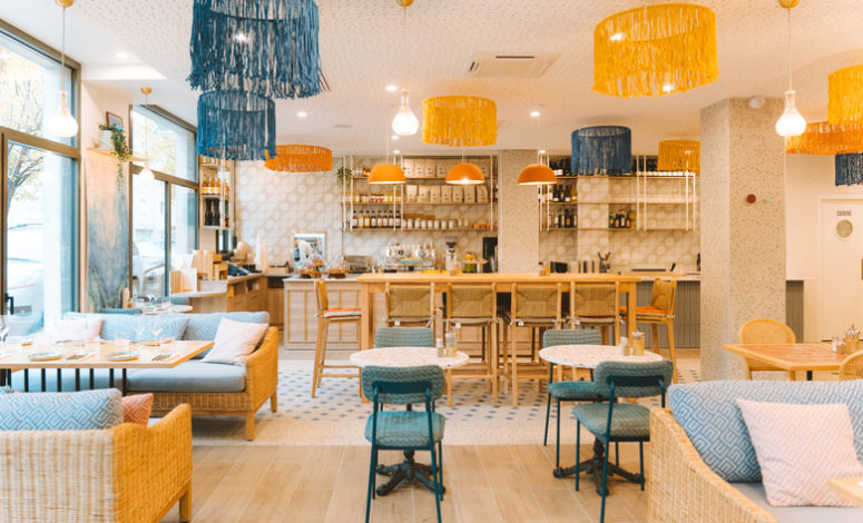 Restaurant méditerranéen intégré à un lieu de séminaire lifestyle à Lyon