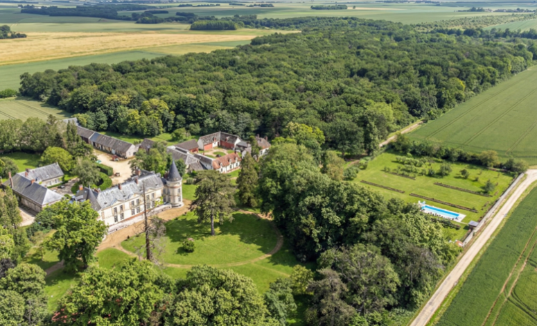 Château pour Séminaire en Île-de-France - vue aérienne du domaine