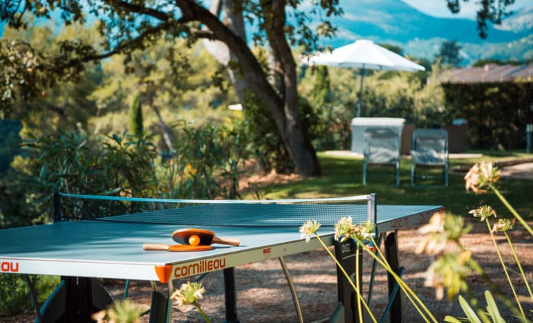 Table de ping pong pour un Séminaire au vert sur la côte d'Azur