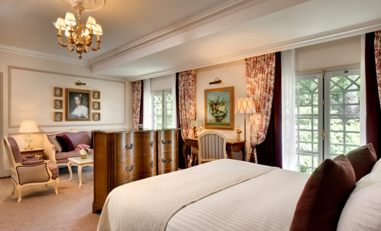 Suite d'une chambre de luxe, hébergement pour séminaire à Chantilly