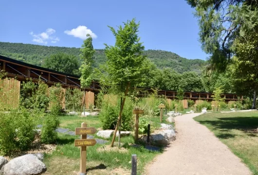 Espace nature dans un domaine ecoresponsable en aveyron