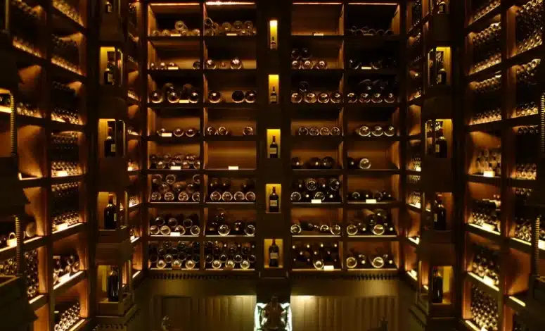 Cave à vin pour un moment de convivialité lors d’un séminaire dans une villa